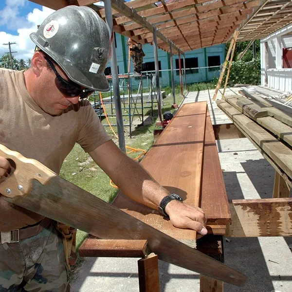 Carpentry students studying in Australia