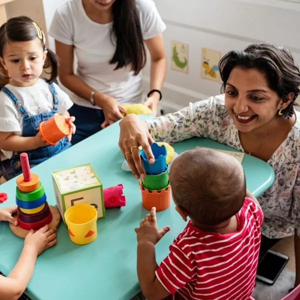 Childcare students studying in Australia